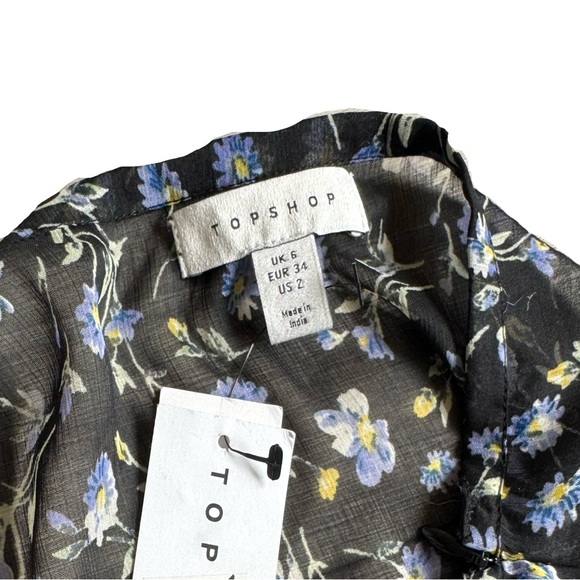 Topshop cottagecore long flowing sheer skirt - Picture 3 of 3